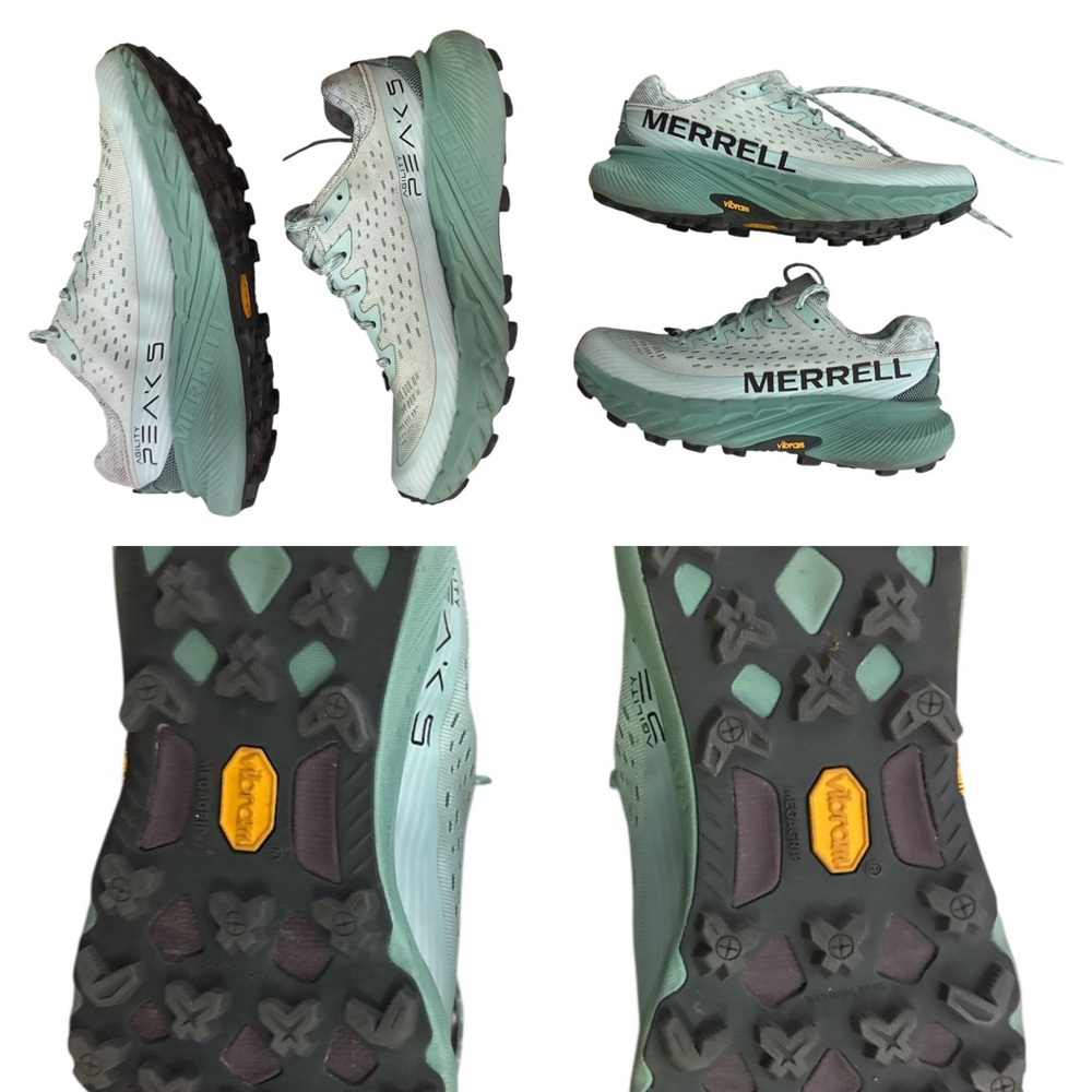 Merrell AGILITY PEAK 5 Women's Size 7 Running Shoes Hiking Camping Frost Blue - Picture 3 of 15